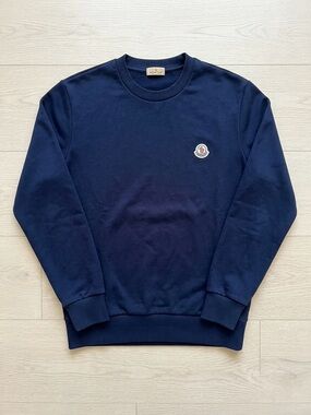Moncler Navy Blue Crewneck Sweatshirt